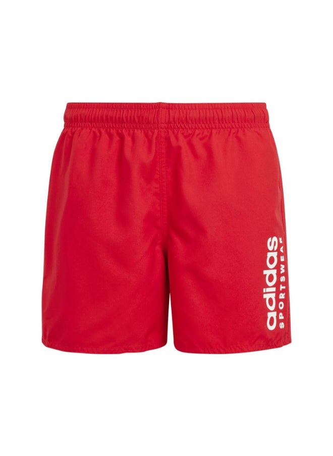 adidas sportswear essentials logo clx boys men swim shorts