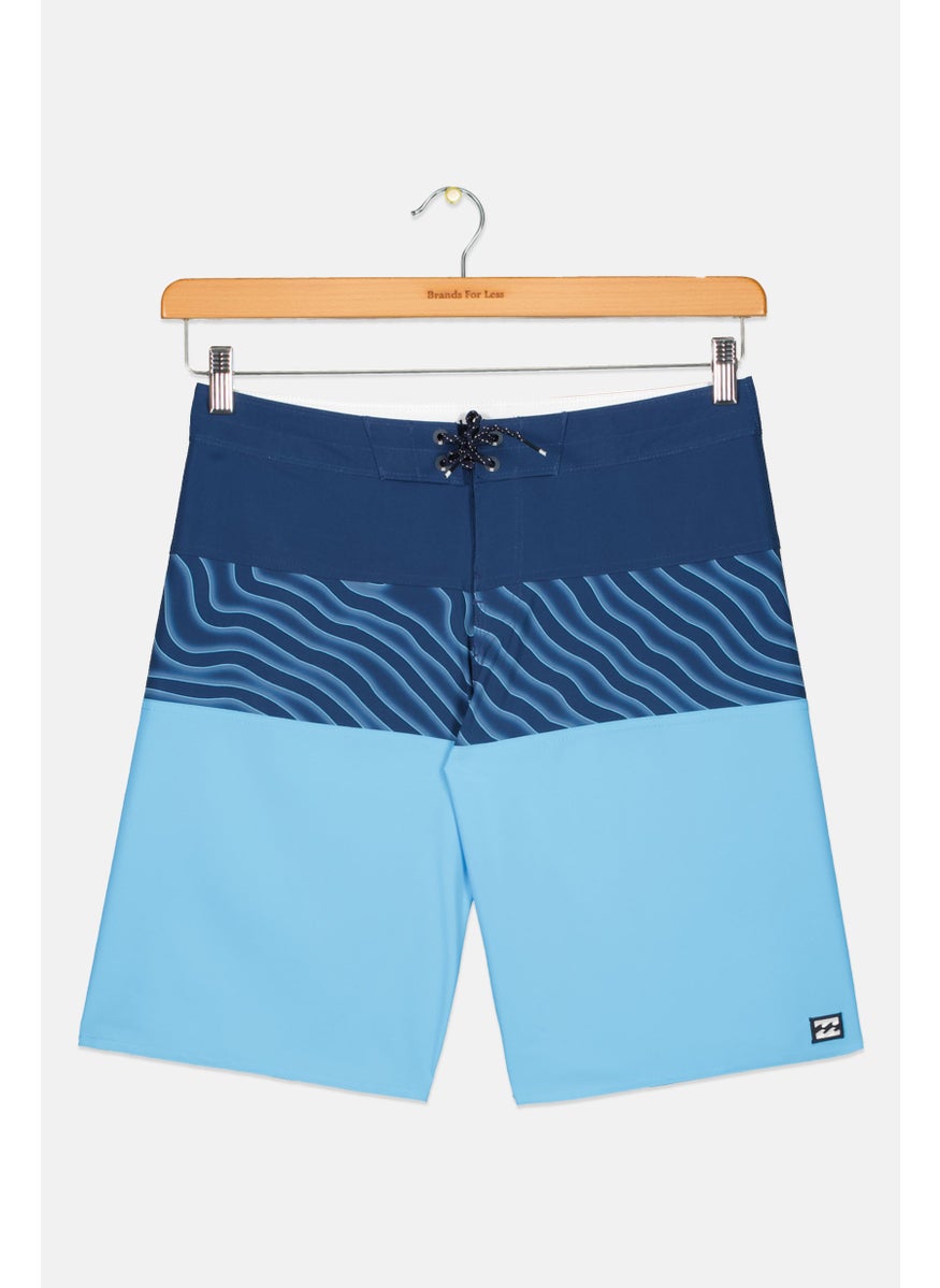 Kids Boy Brand Logo Board Short, Navy