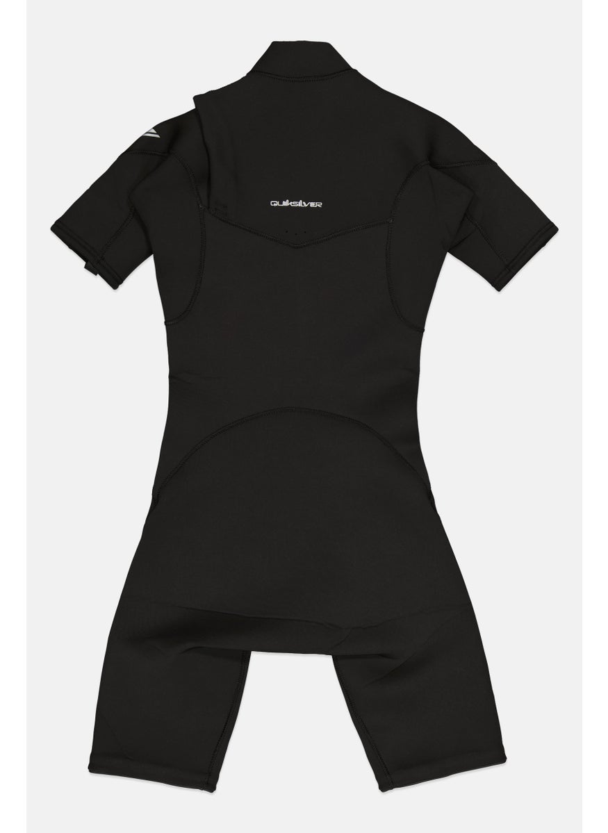 Kids Boy Short Sleeve Spring Suit, Black