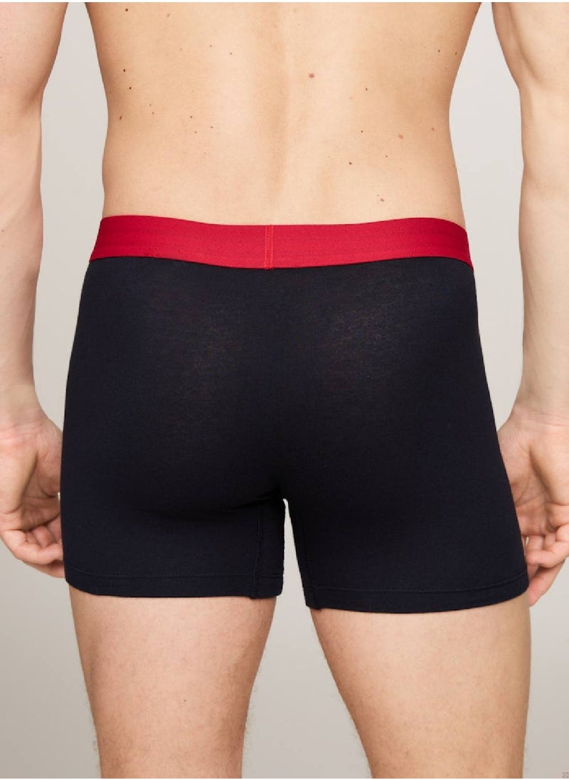 Men's 3 Pack Boxer Briefs - Cotton, Blue