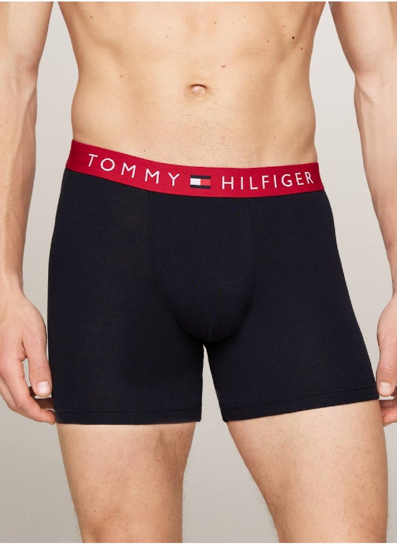 Men's 3 Pack Boxer Briefs - Cotton, Blue
