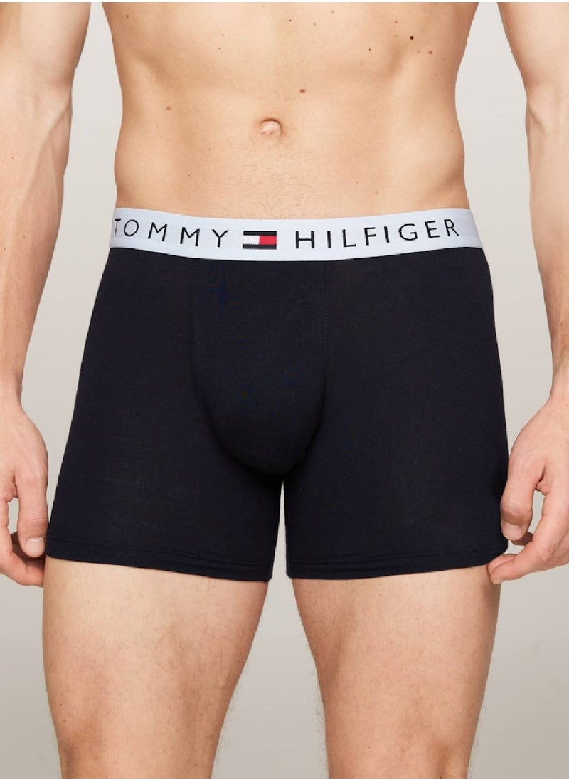 Men's 3 Pack Boxer Briefs - Cotton, Blue