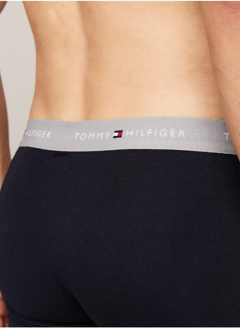 Men's 5-Pack Signature Logo Trunks - Cotton, Multicolour