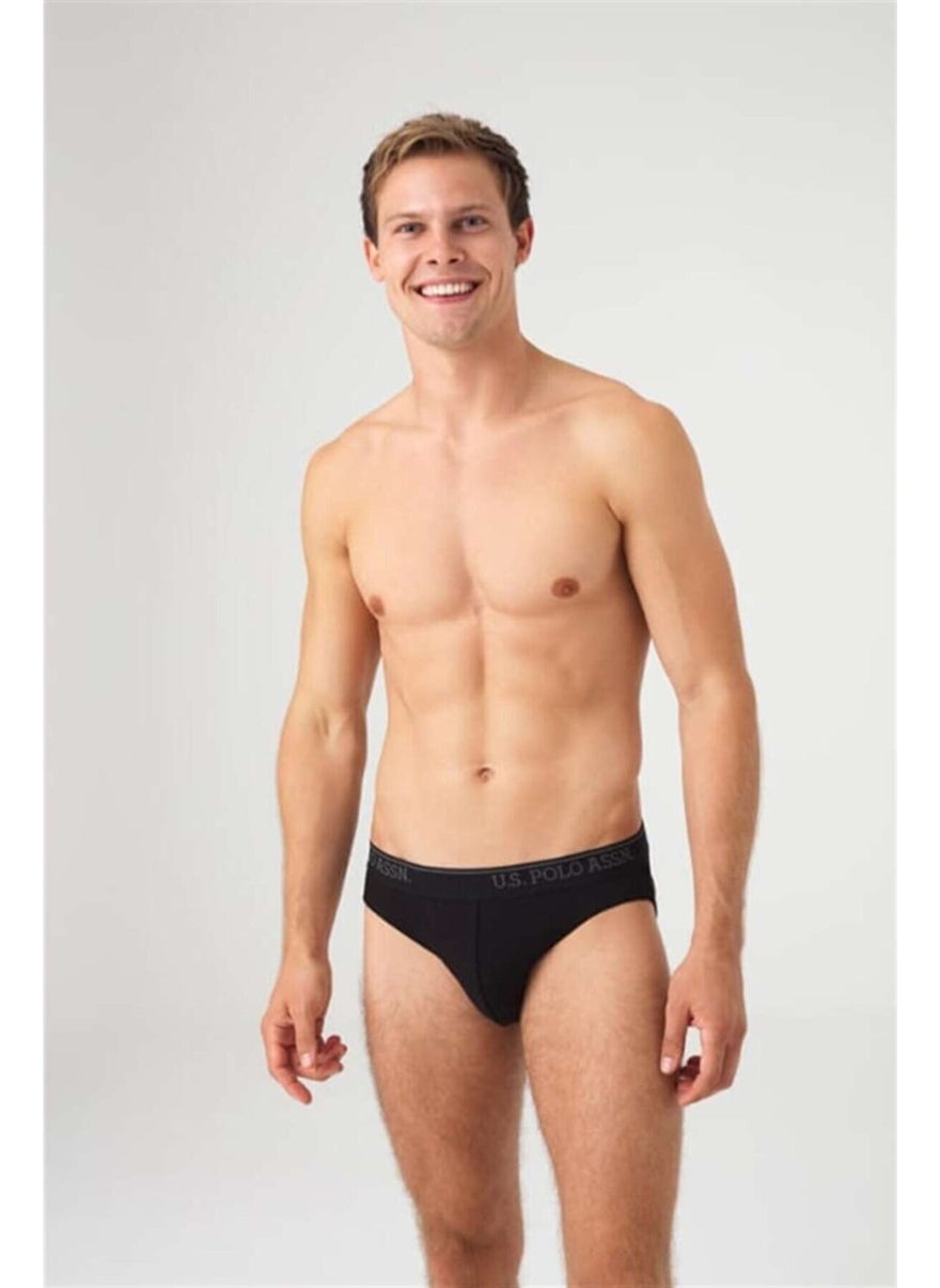 Men's Black Anthracite Navy Blue 3-Pack Briefs