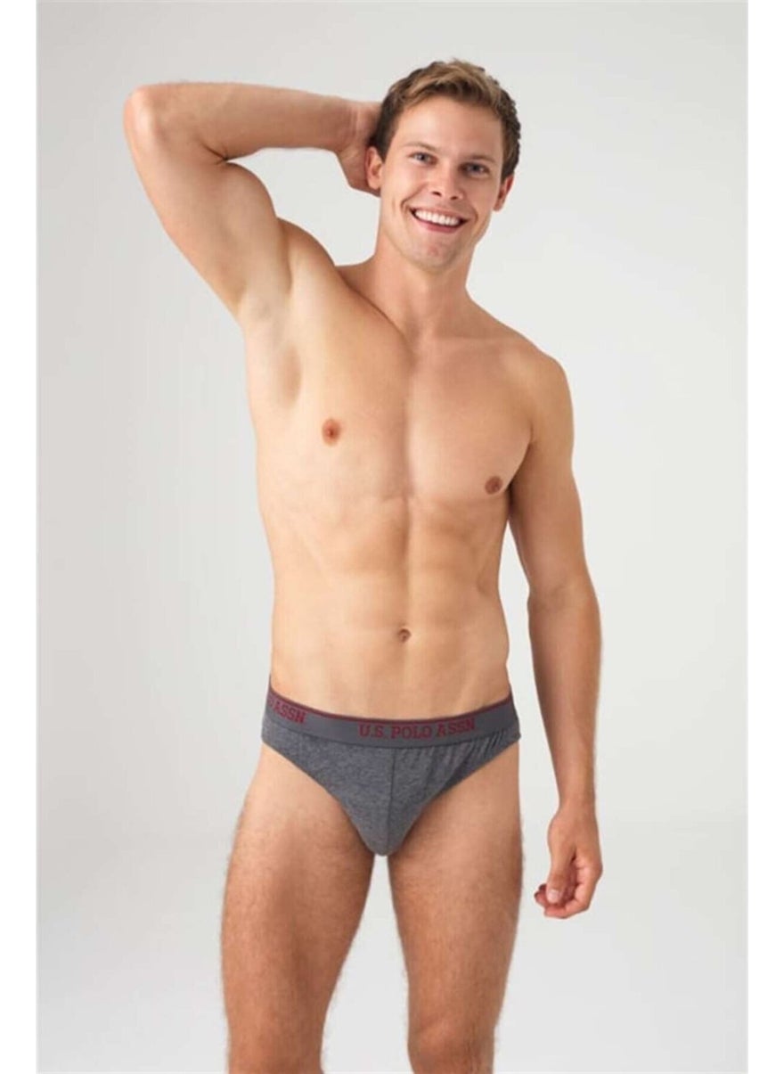 Men's Black Anthracite Navy Blue 3-Pack Briefs