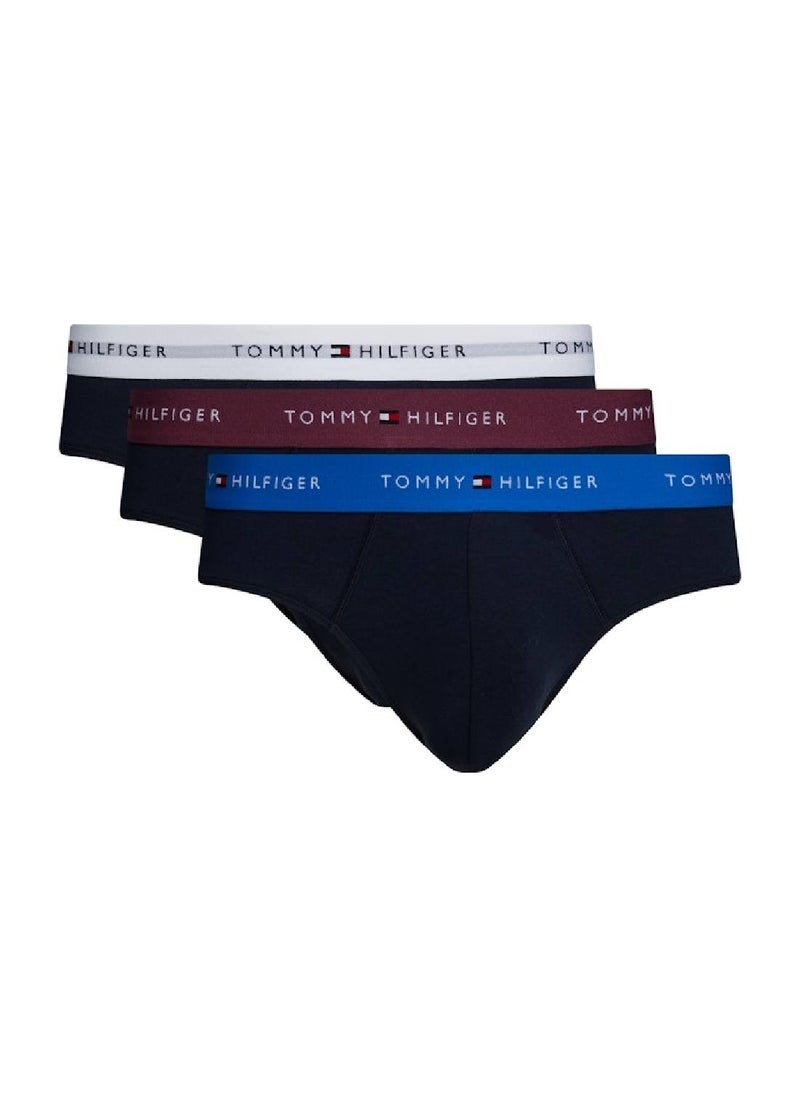 Men's 3 Pack Briefs - Cotton, Multicolour