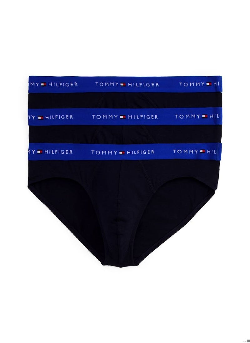 Men's 3 Pack Briefs  - Cotton, Blue