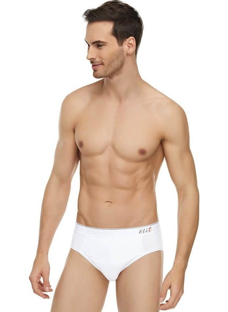 6 Pack Passion Elit 1351 Lycra Belt Kom Cotton Slip Men's Underpants