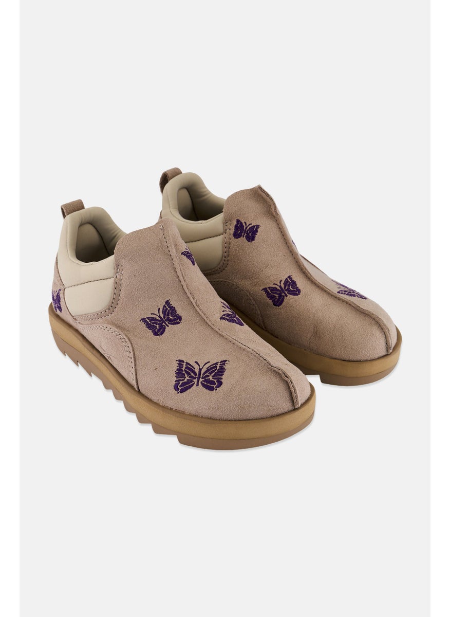 Kids Boy Beatnik Moc Slip On Shoes, Taupe
