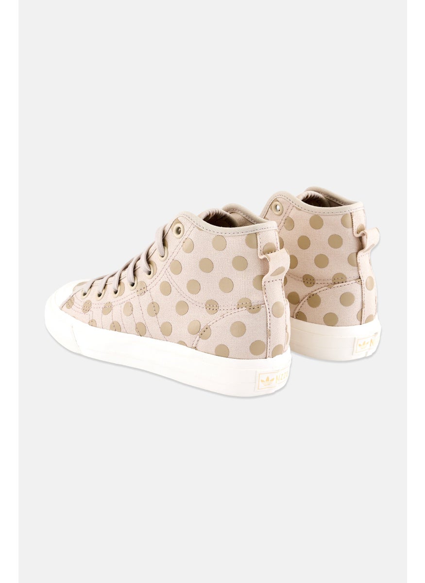 Kids Boy Nizza Hi Lace Up Shoe, Beige