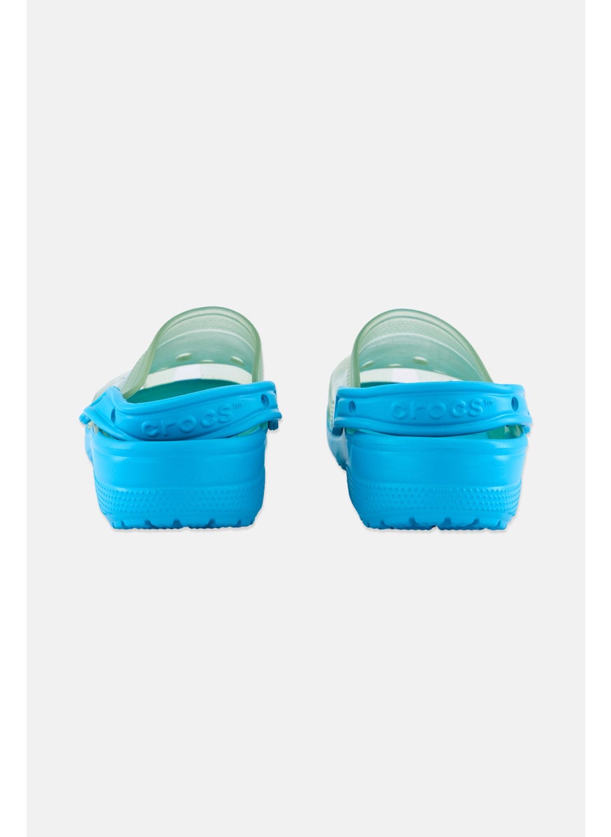 Kids Boy Classic Sling Back Clogs, Turquoise