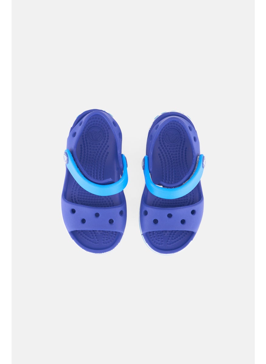 Toddlers Boy Crockband Velcro Closure Sandals, Blue