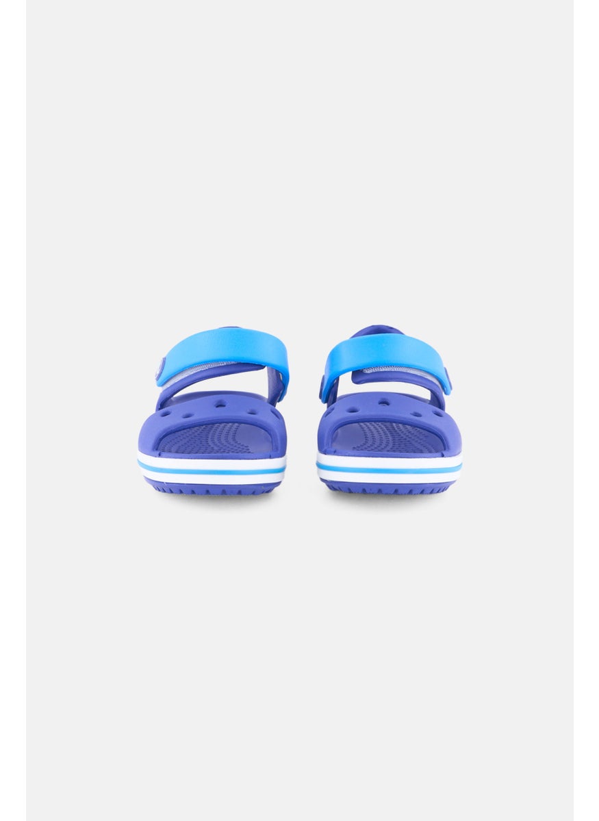 Toddlers Boy Crockband Velcro Closure Sandals, Blue