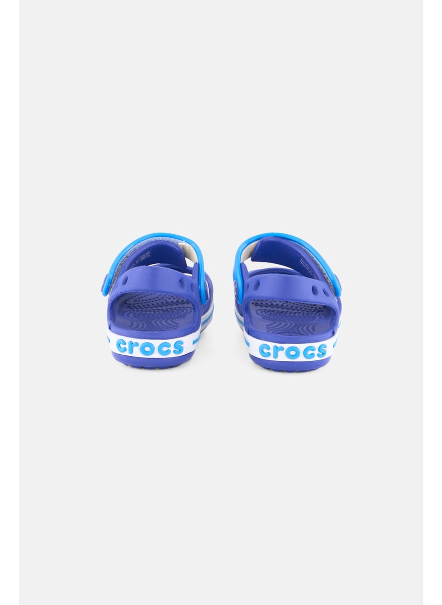 Toddlers Boy Crockband Velcro Closure Sandals, Blue