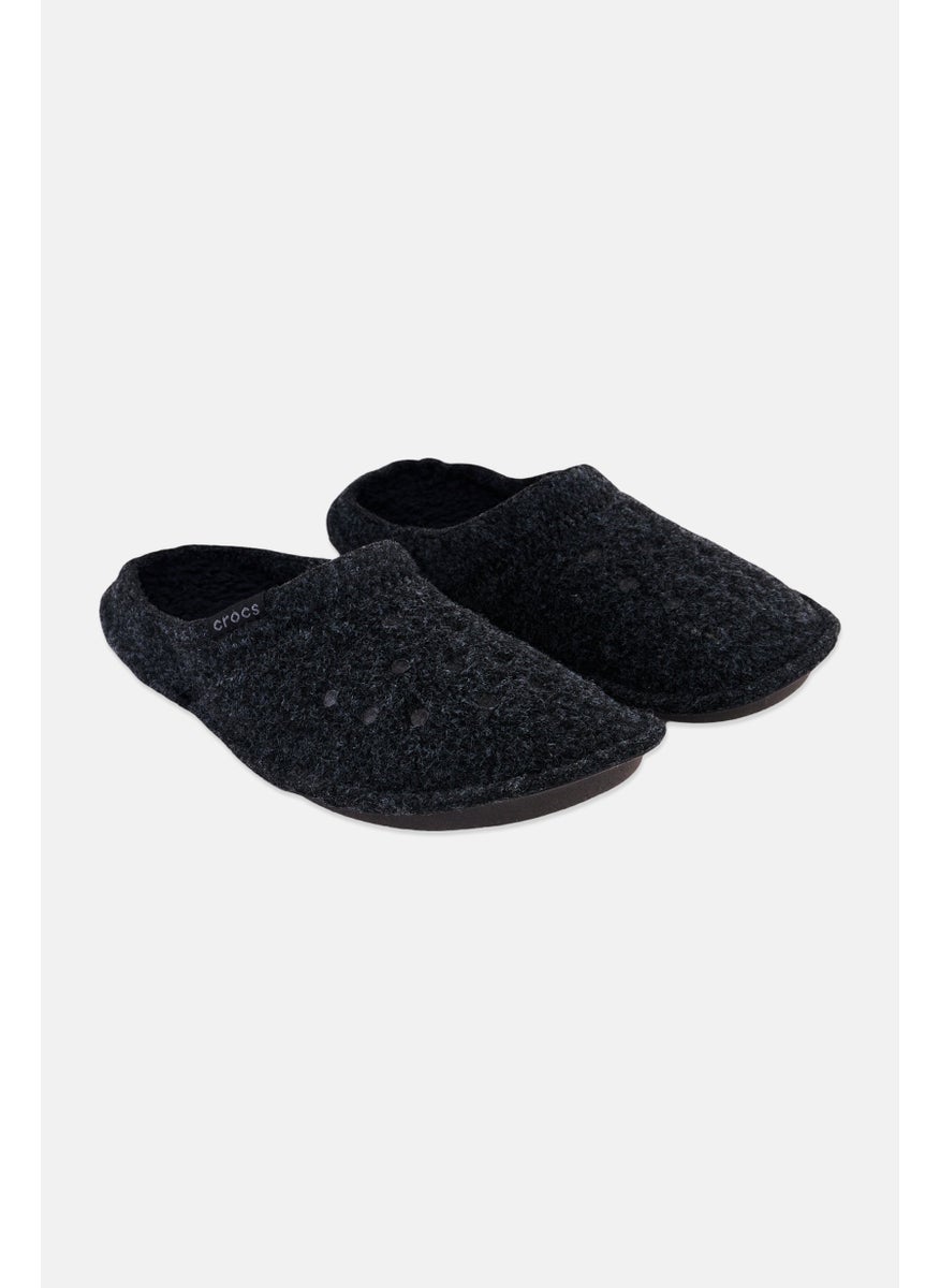 Kids Boy Slip On Slipper, Charcoal Grey