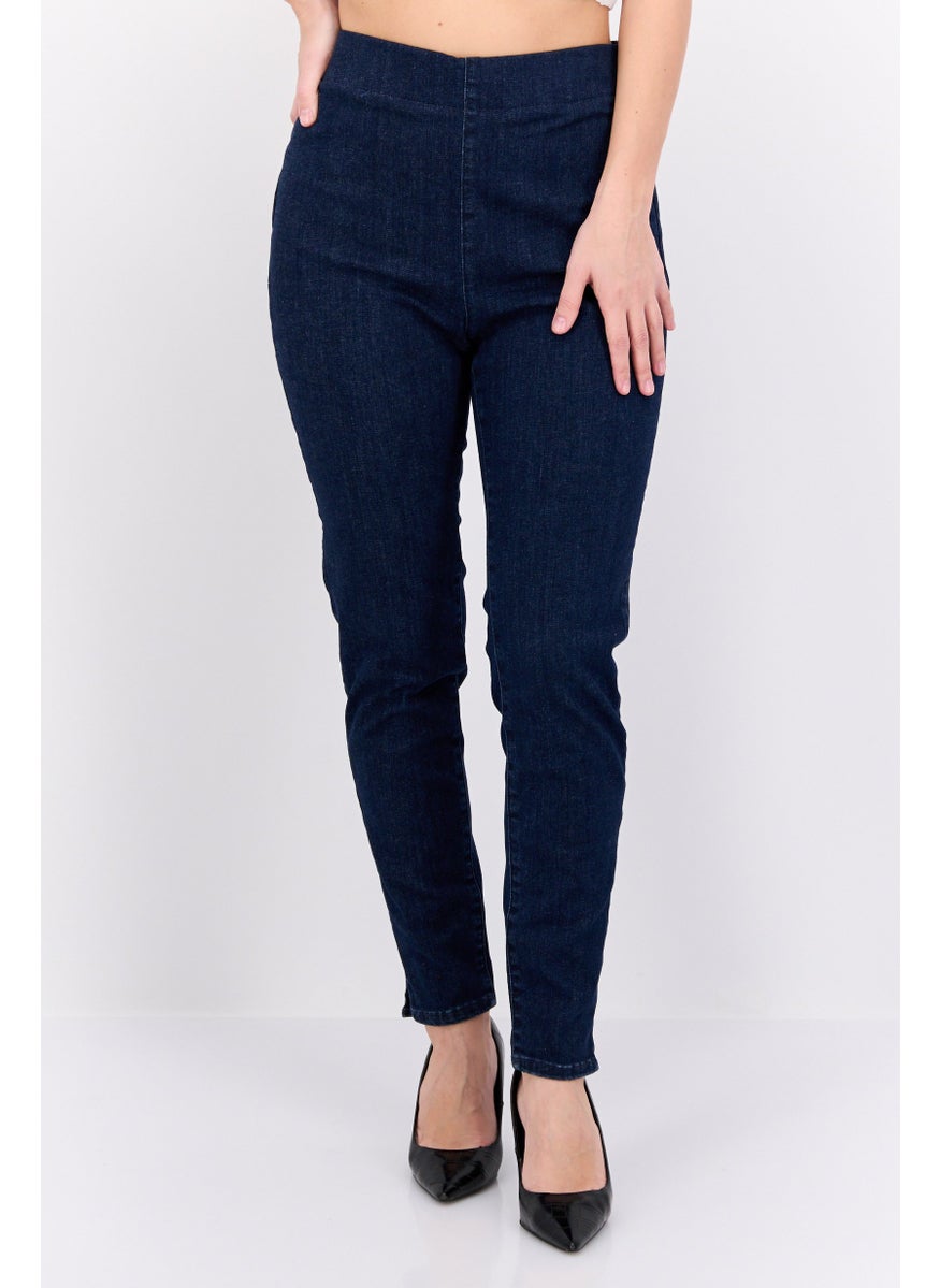 Women Super Skinny Fit Wash Stretchable Jeans, Blue