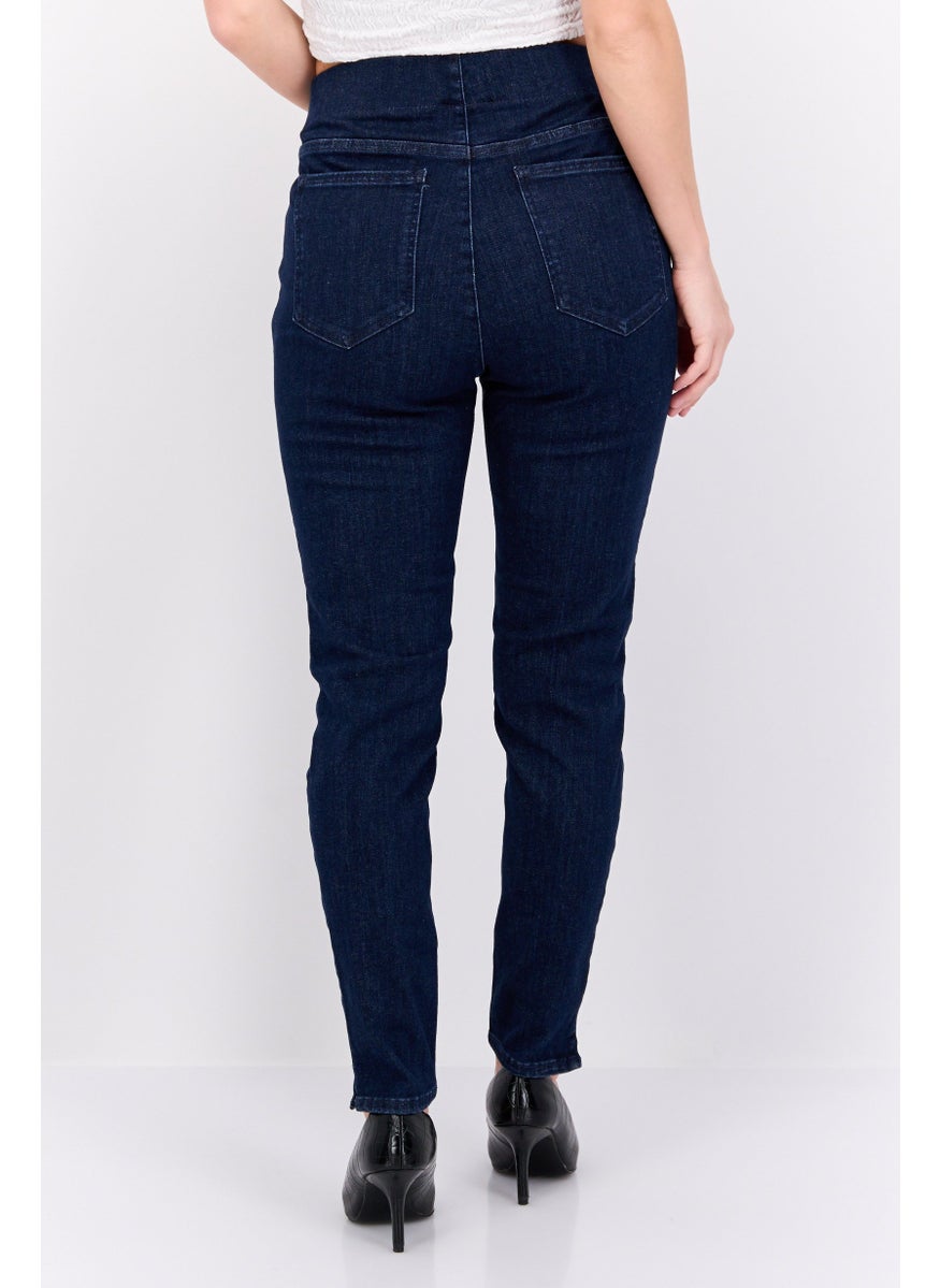Women Super Skinny Fit Wash Stretchable Jeans, Blue