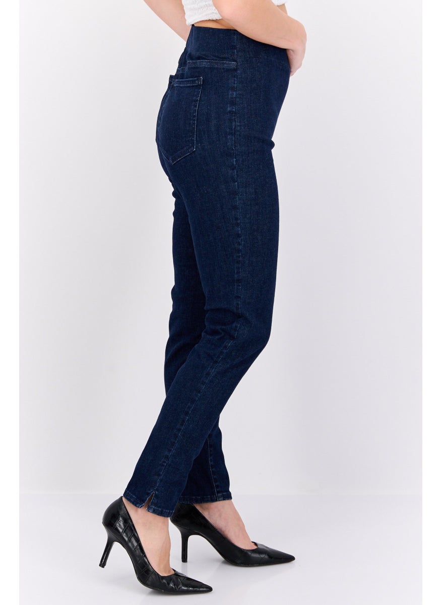 Women Super Skinny Fit Wash Stretchable Jeans, Blue