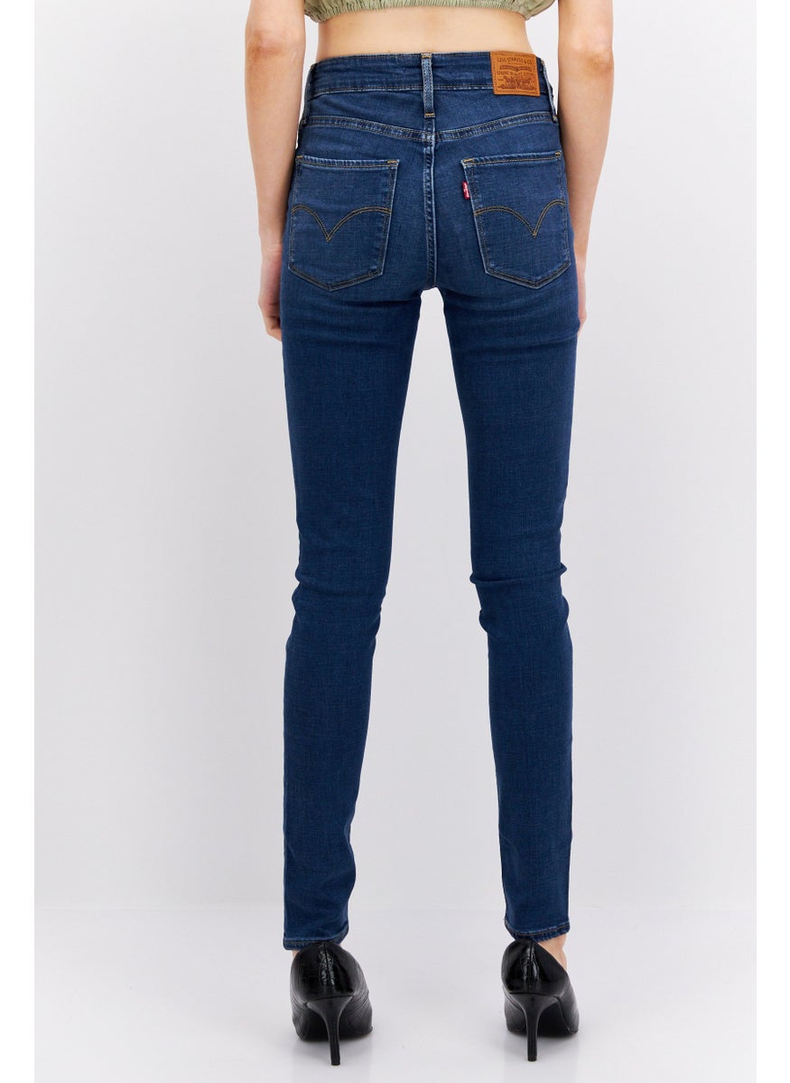 Women Super Skinny Fit High Waist Stretchable Denim, Blue