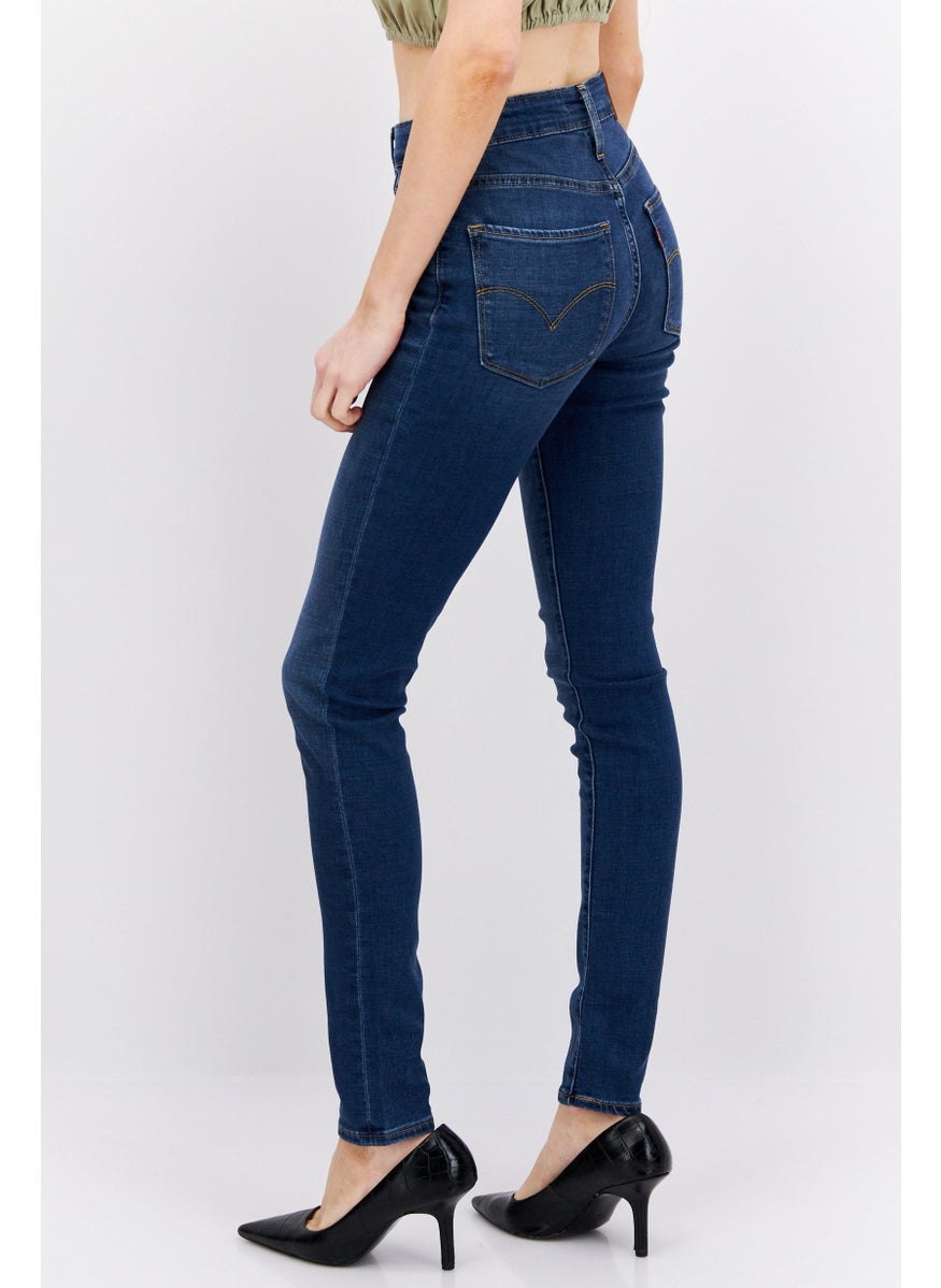 Women Super Skinny Fit High Waist Stretchable Denim, Blue