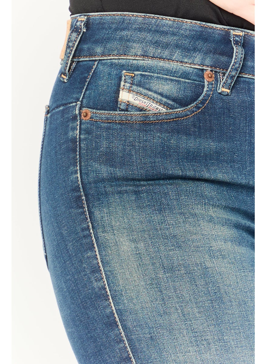 Women Slim Fit Wash Stretchable Jeans, Blue