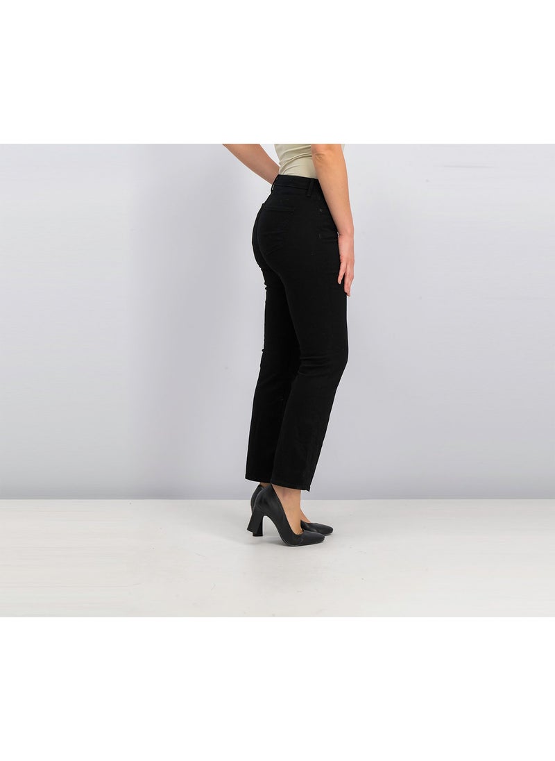 Women Petite Barbara Bootcut Jeans, Black