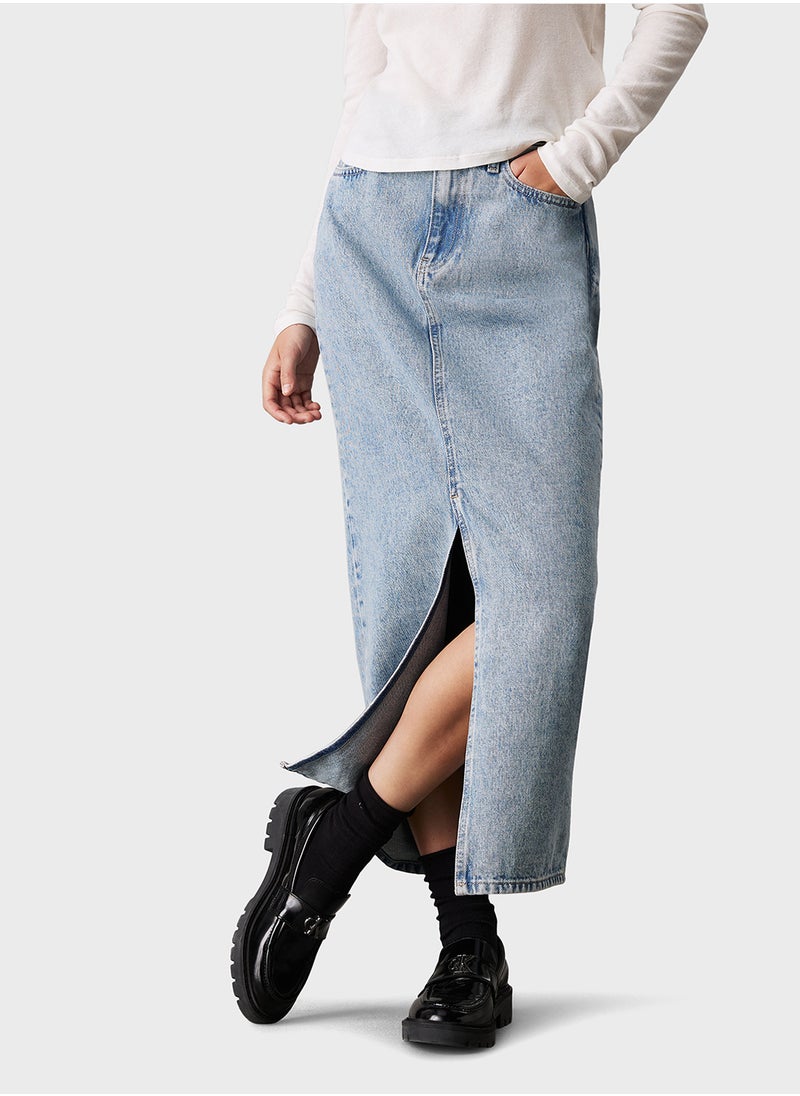 Maxi Denim Skirt