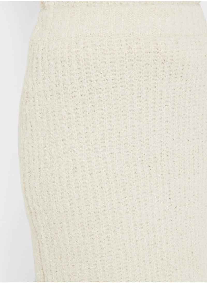 Knitted Maxi Skirt