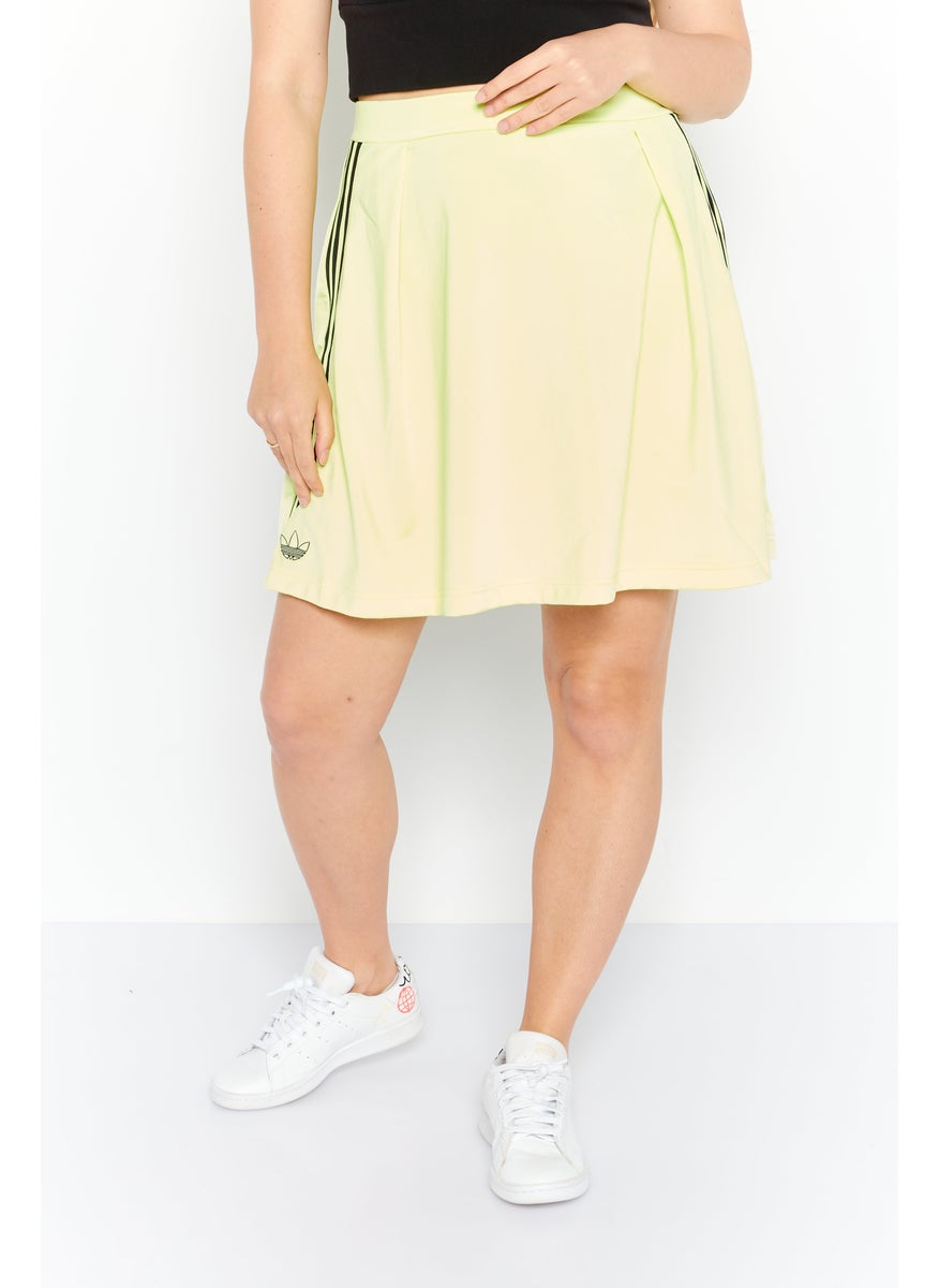 Women Sportswear Fit Training Skirt, Lime Green