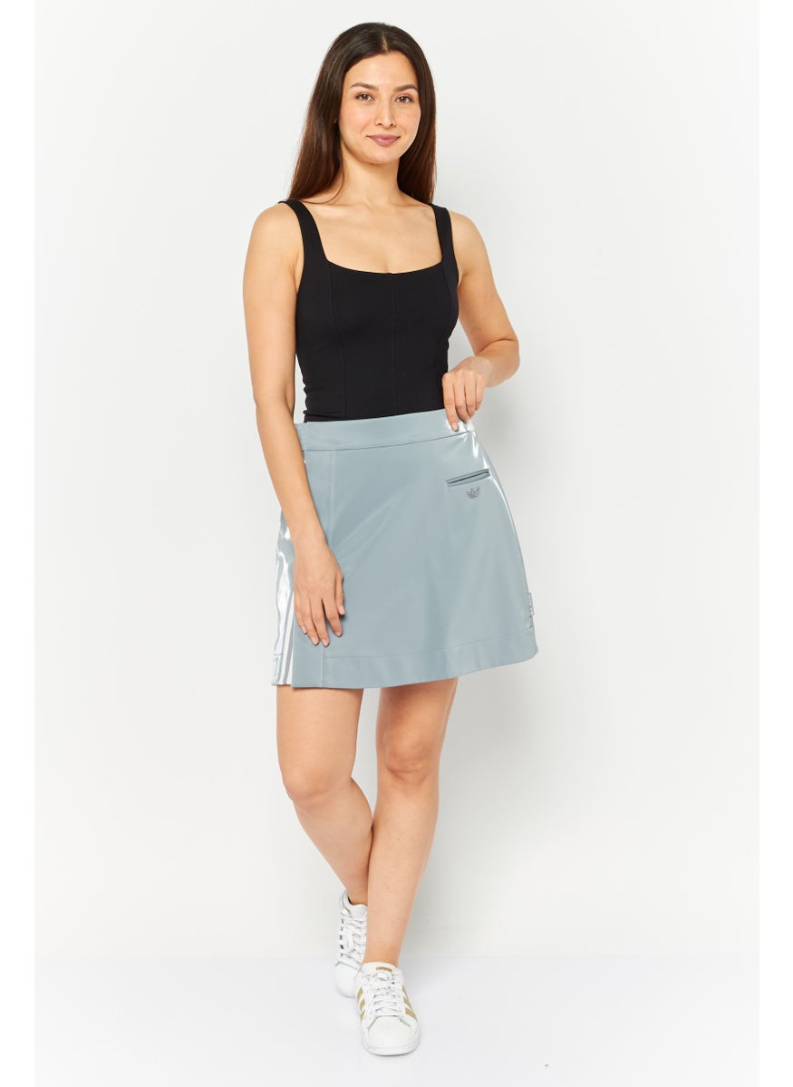 Women Sportswear Fit Brand Logo Outdoor Skirt, Grey