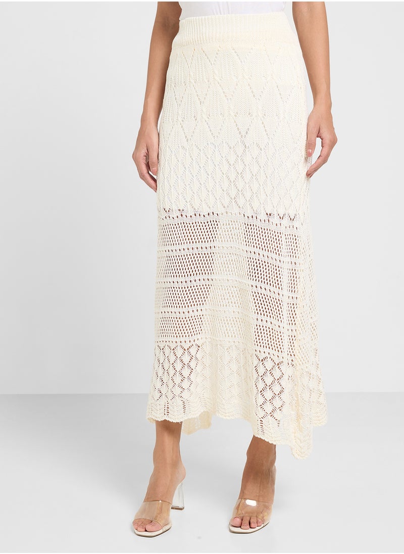 Crochet Top & Skirt Set