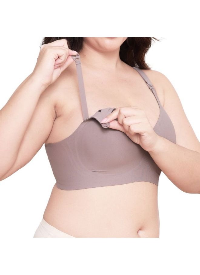 SEEDNUR Classic Ultra Soft Seamless, Smooth and Wireless Women Nursing Bra Push Up Feeding Jelly Strip Technology, versatile for every occasion Pregnancy and Breastfeeding