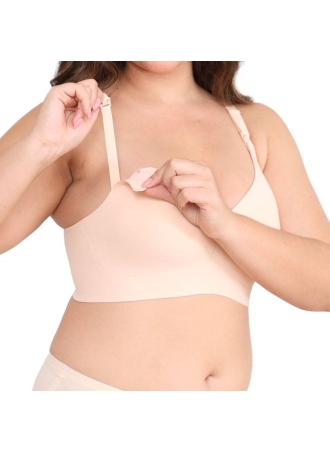 SEEDNUR Classic Ultra Soft Seamless, Smooth and Wireless Women Nursing Bra Push Up Feeding Jelly Strip Technology, versatile for every occasion Pregnancy and Breastfeeding