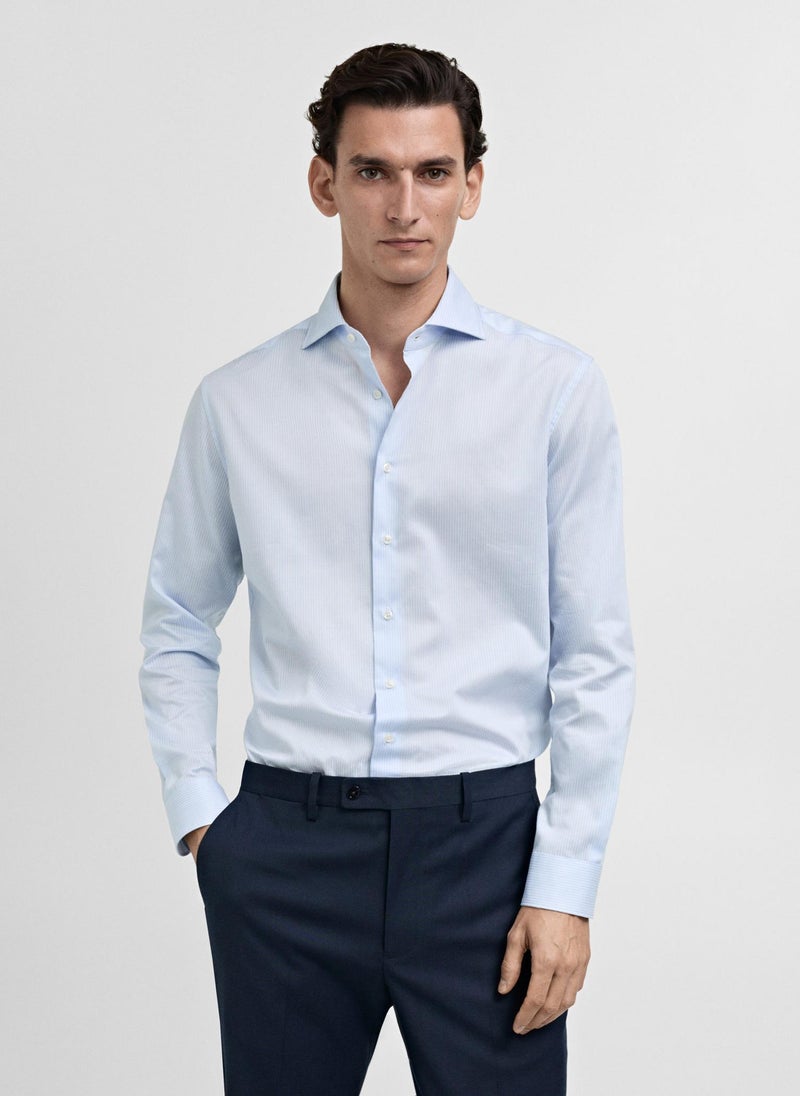 Casual Slim Fit Suit Shirt