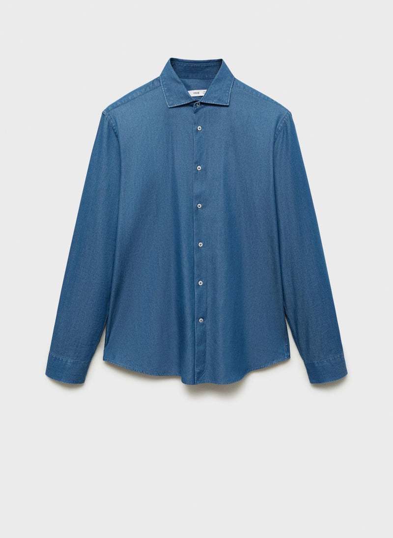 Casual Chambray Shirt