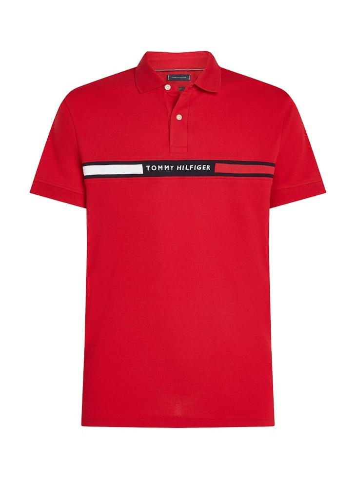 Regular Fit Hilfiger Chest Insert Polo
