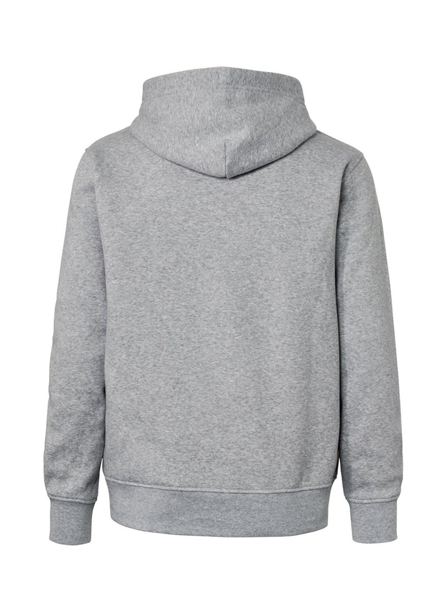 Men Hood With Drawstring Long Sleeve Heather Sweatshirts, Heather Grey