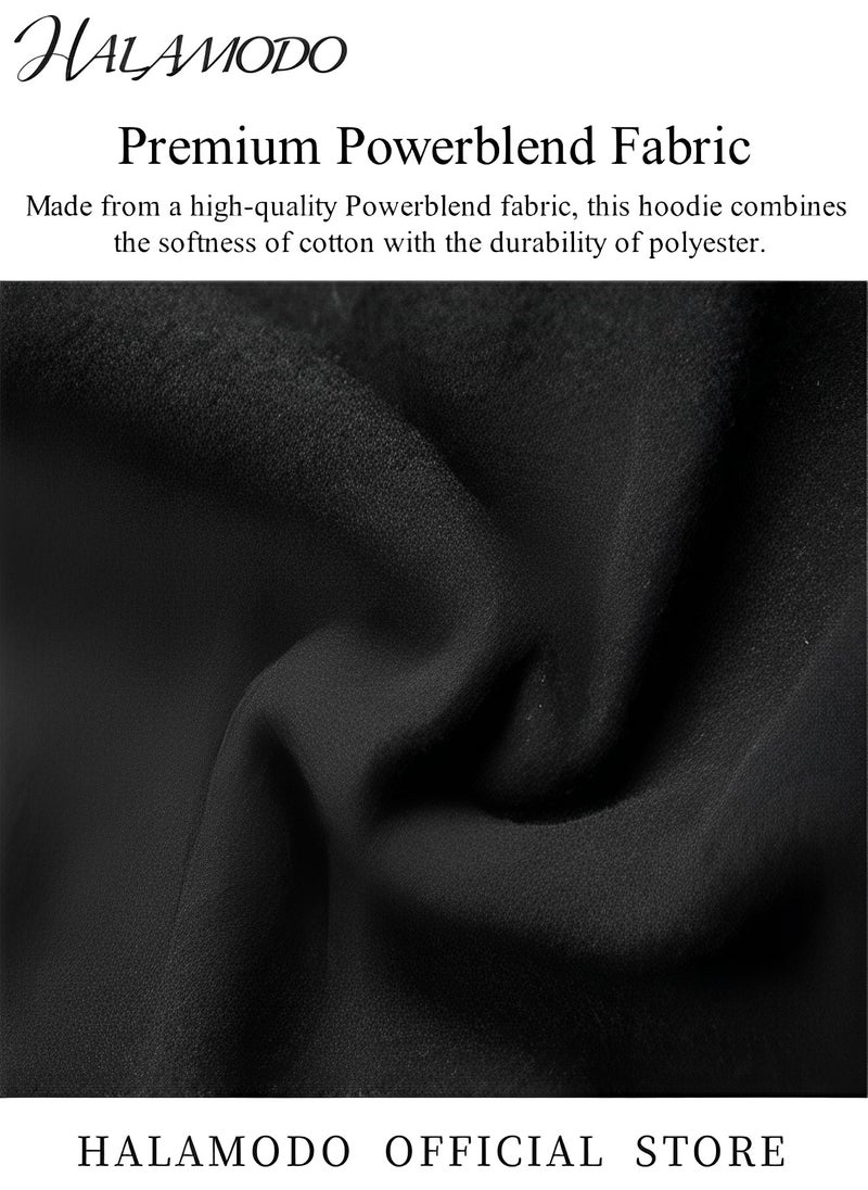 Men's Hoodie Pullover Powerblend Fleece Hoodie Sweatshirt with pattern Comfortable Sweatshirt Pullover Hooded Sweatshirt