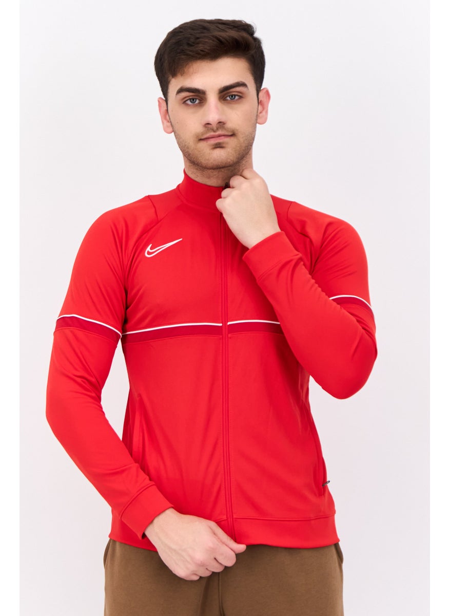 Men Sportswear Fit Long Sleeve Training Sweatshirt, Red