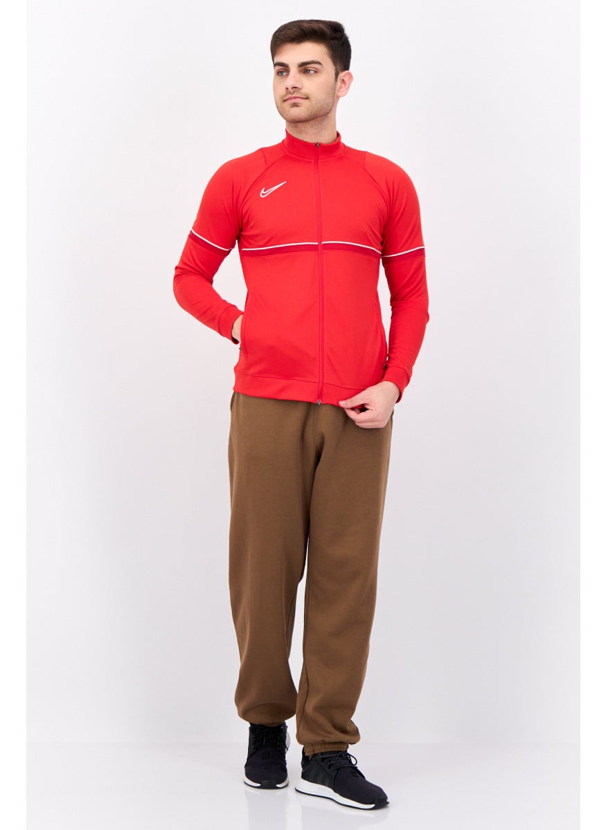 Men Sportswear Fit Long Sleeve Training Sweatshirt, Red