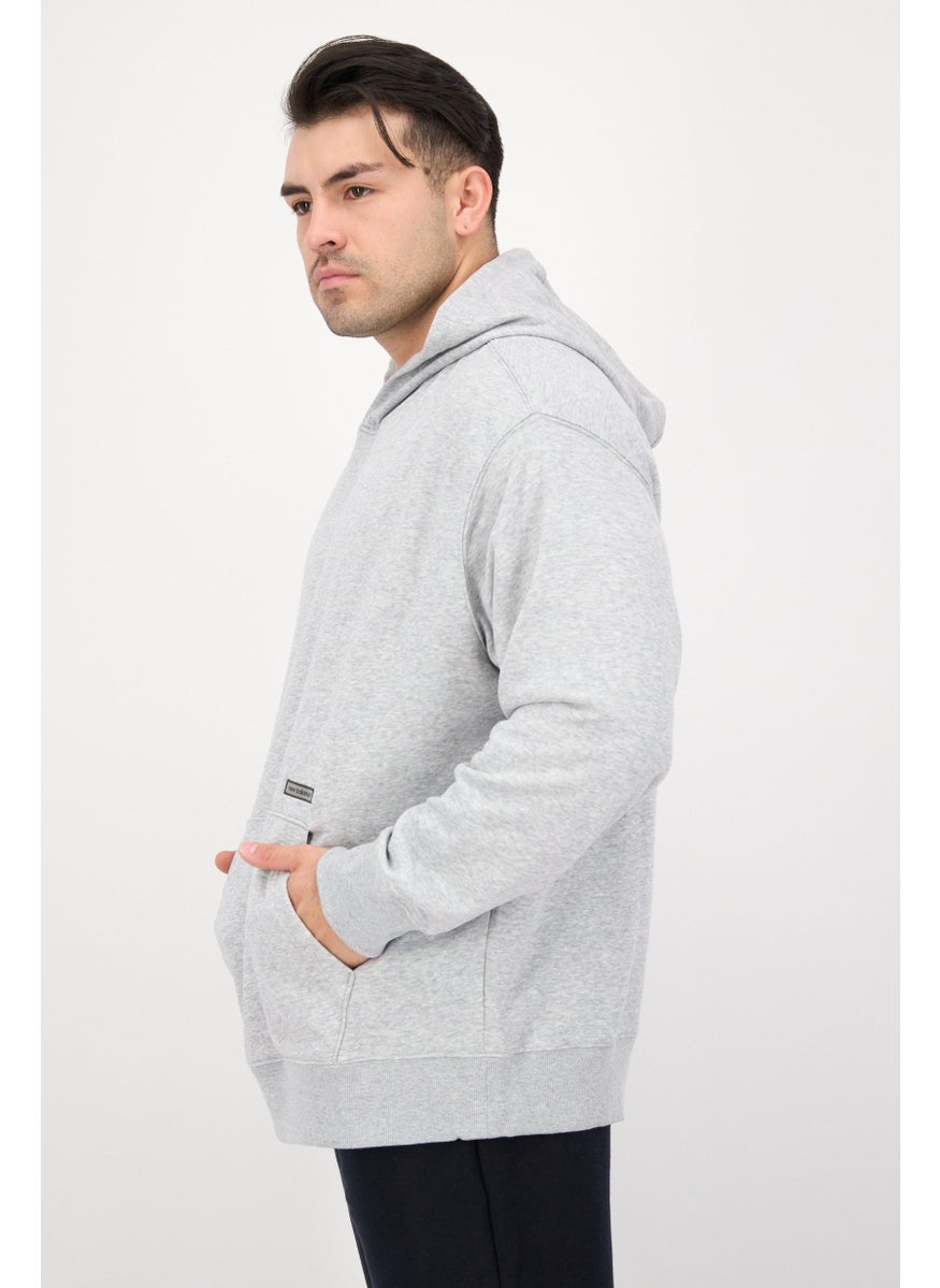 Men Sportswear Fit Long Sleeve Outdoor Sweatshirt, Gray