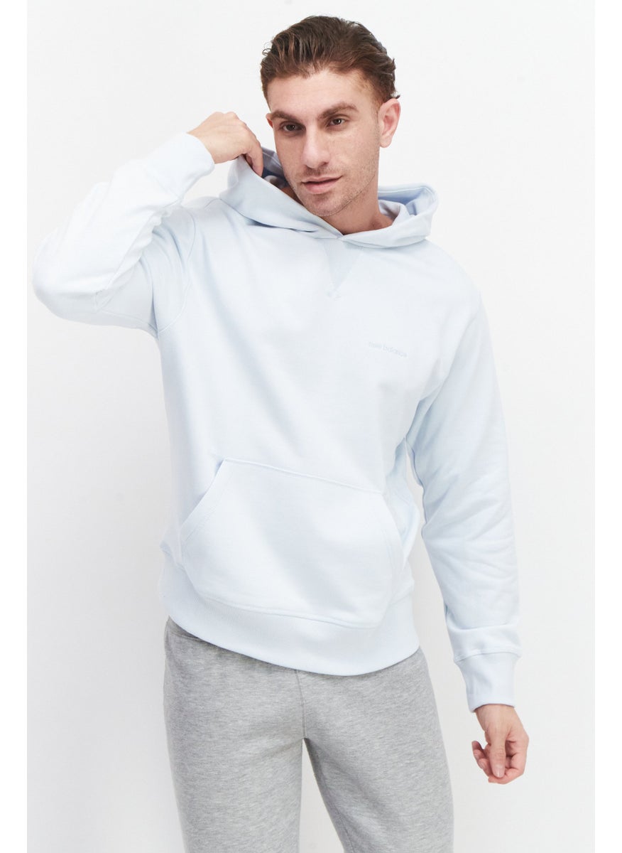 Men Sportswear Fit Outdoor Hoodie, Turquoise