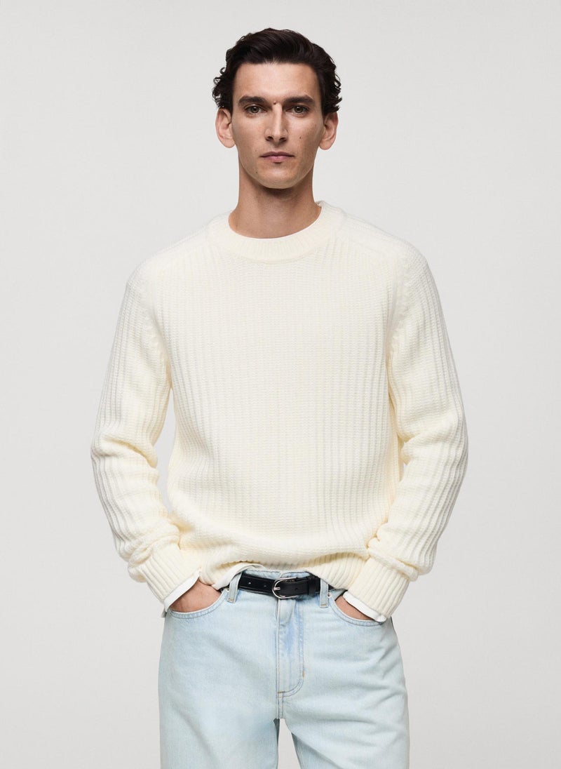 Crew Neck Pullover Sweater