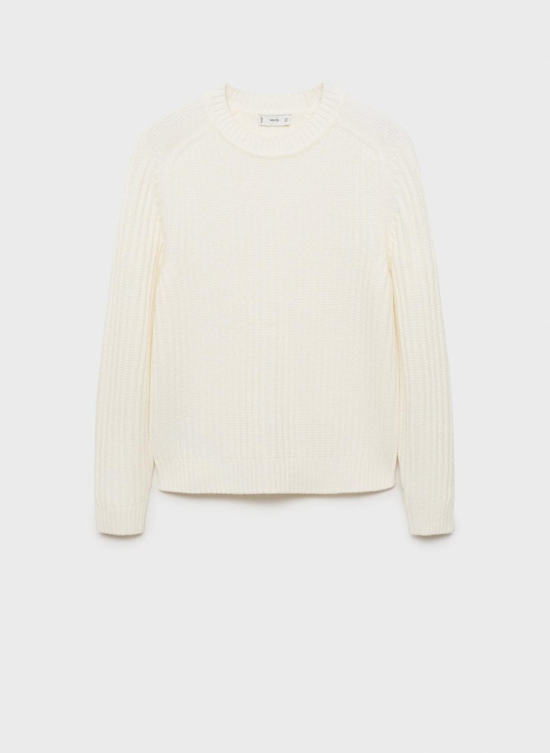 Crew Neck Pullover Sweater