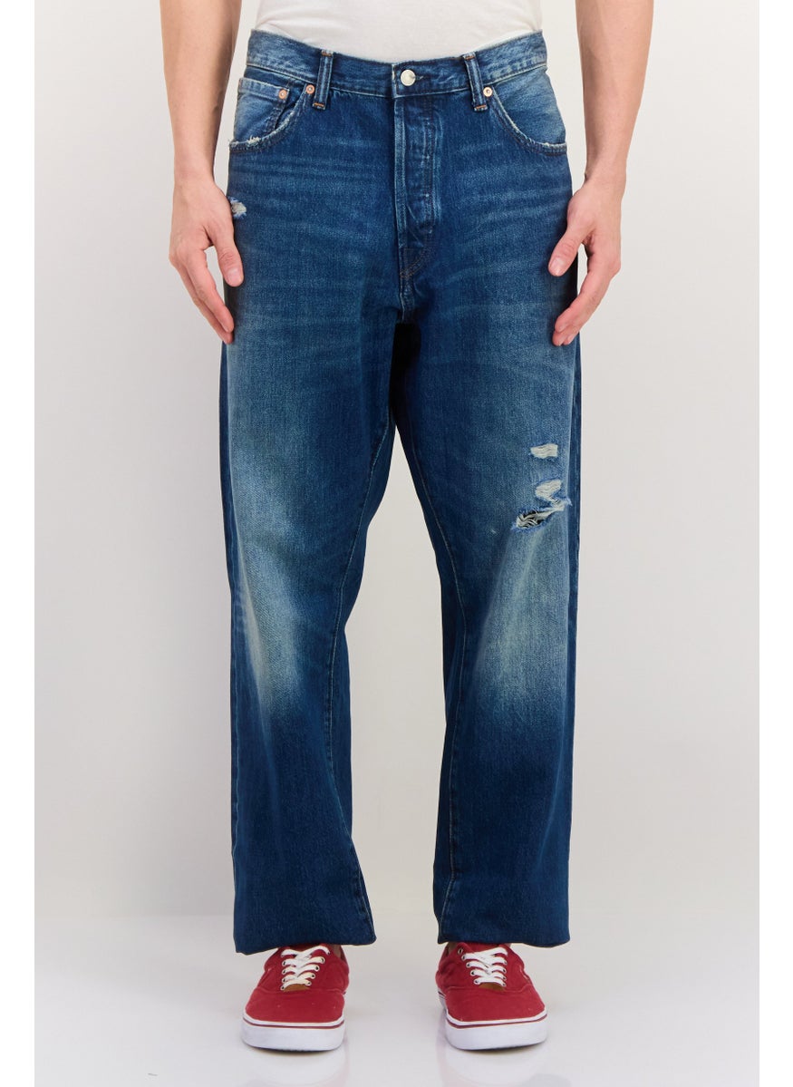 Men Original  Fit Wash No Stretchable Denim, Blue