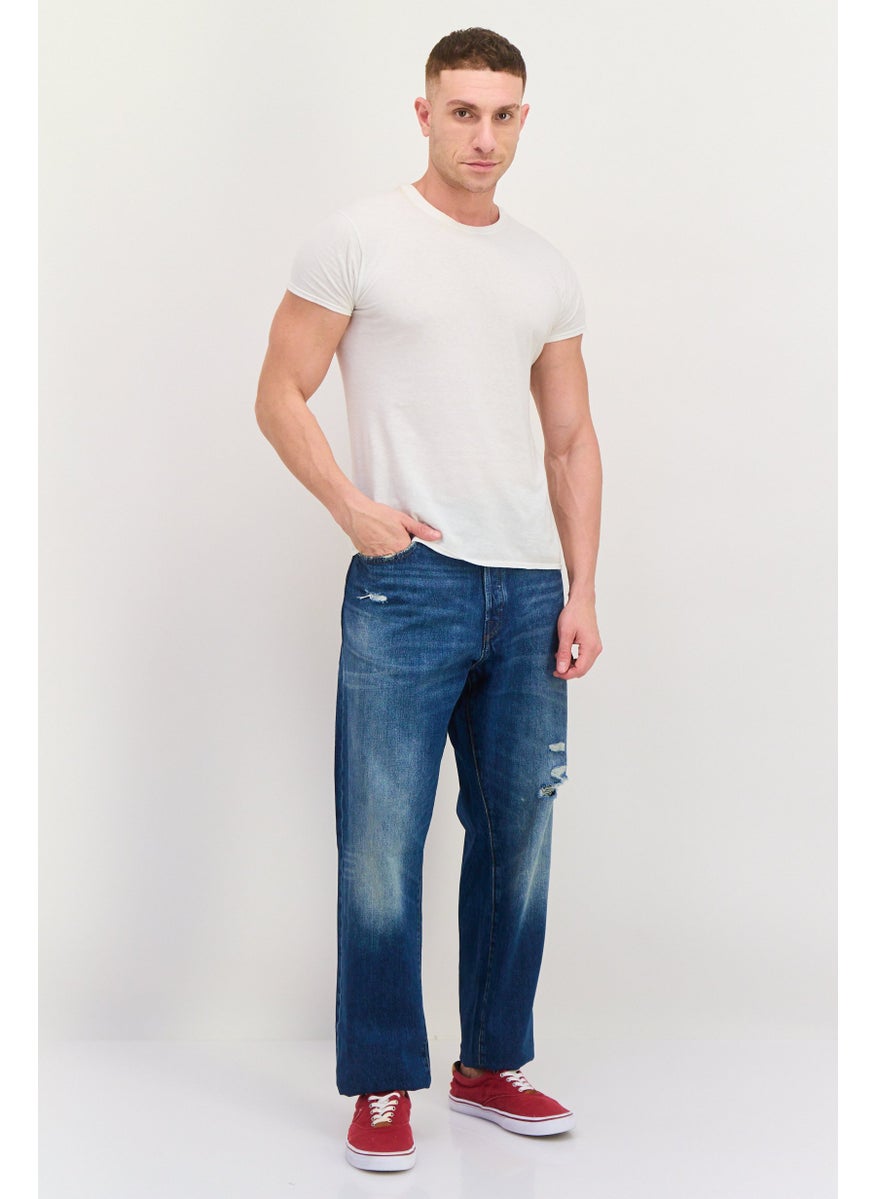Men Original  Fit Wash No Stretchable Denim, Blue