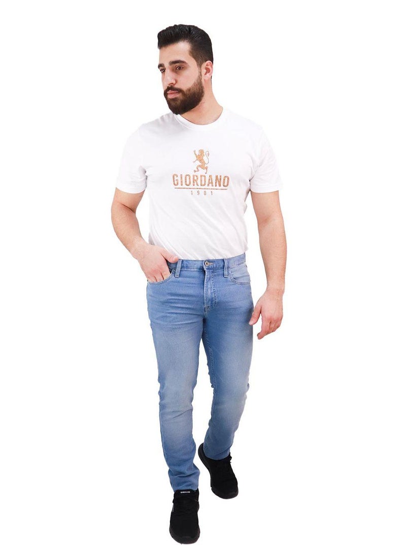 Men's Skinny Low Rise Denim Jeans