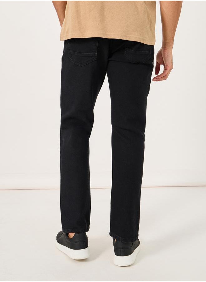 Slim Fit Jeans with Ripped Details