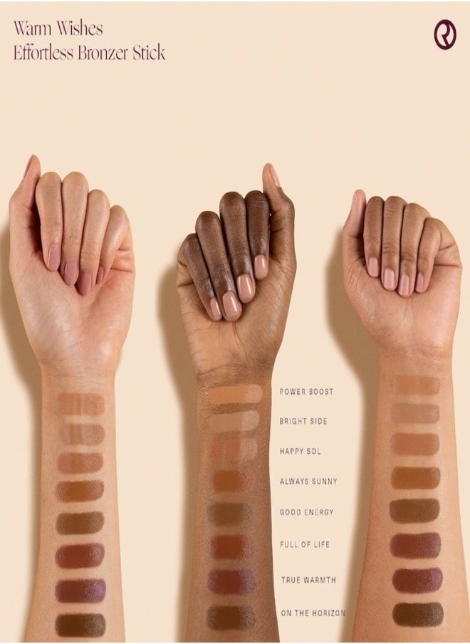 RARE BEAUTY Warm Wishes Effortless Bronzer Stick Full Of Life - Deep Bronze With Golden Undertones 7g