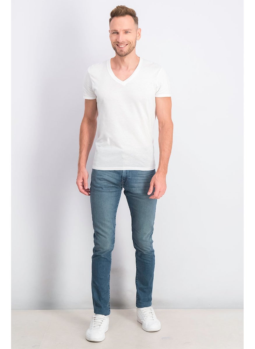 Men Slim Fit D,Strukt Pants, Denim Blue